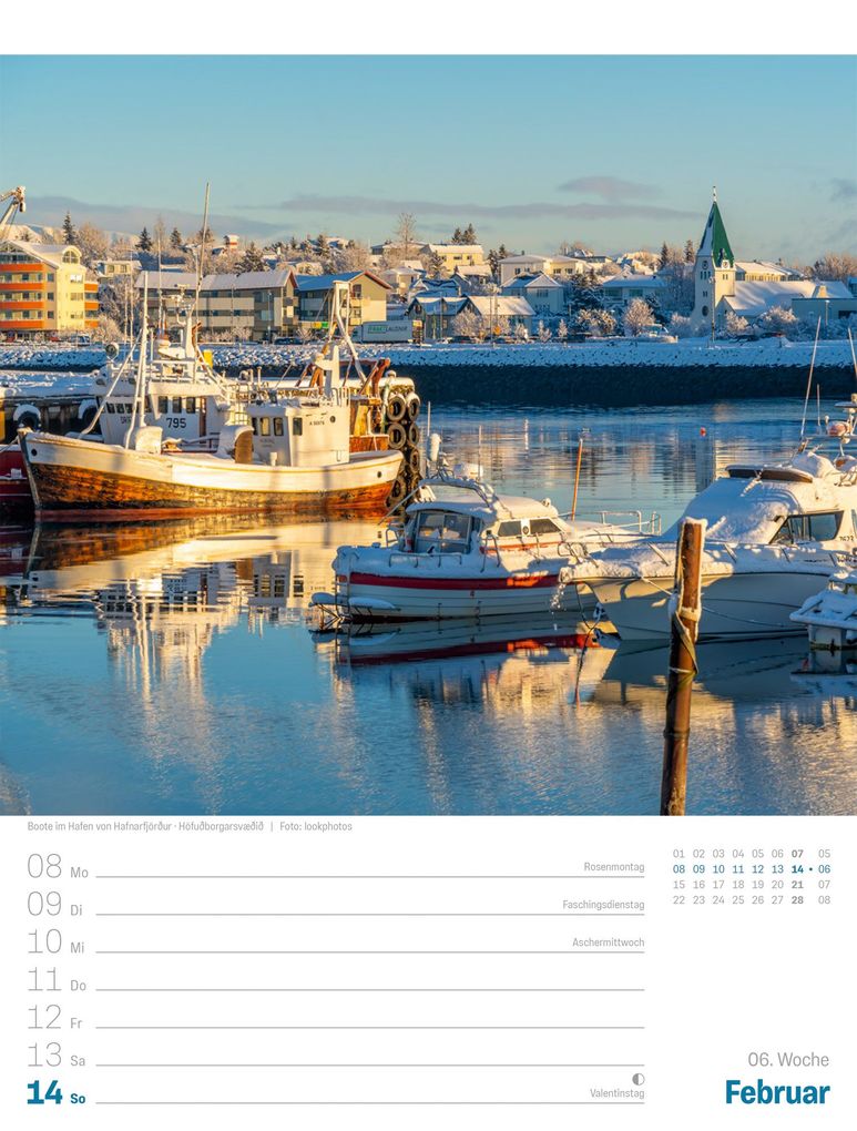 Weitere Ansicht: Island Wochenplaner Kalender 2027 | Die Insel aus Feuer und Eis | Ackermann Kunstverlag GmbH
