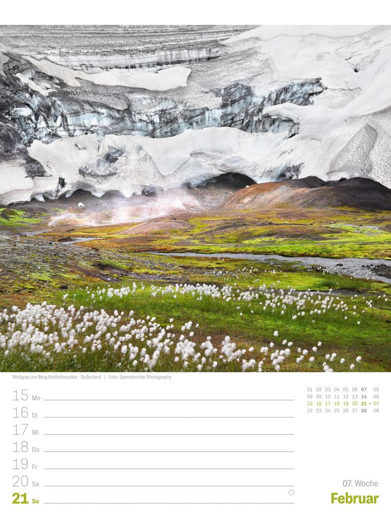Weitere Ansicht: Island Wochenplaner Kalender 2027 | Die Insel aus Feuer und Eis | Ackermann Kunstverlag GmbH