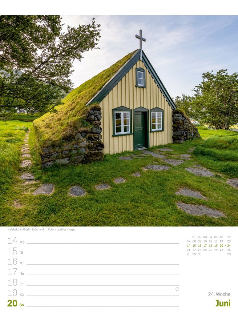Weitere Ansicht: Island Wochenplaner Kalender 2027 | Die Insel aus Feuer und Eis | Ackermann Kunstverlag GmbH