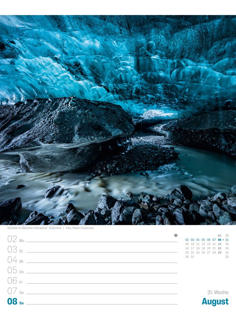 Weitere Ansicht: Island Wochenplaner Kalender 2027 | Die Insel aus Feuer und Eis | Ackermann Kunstverlag GmbH