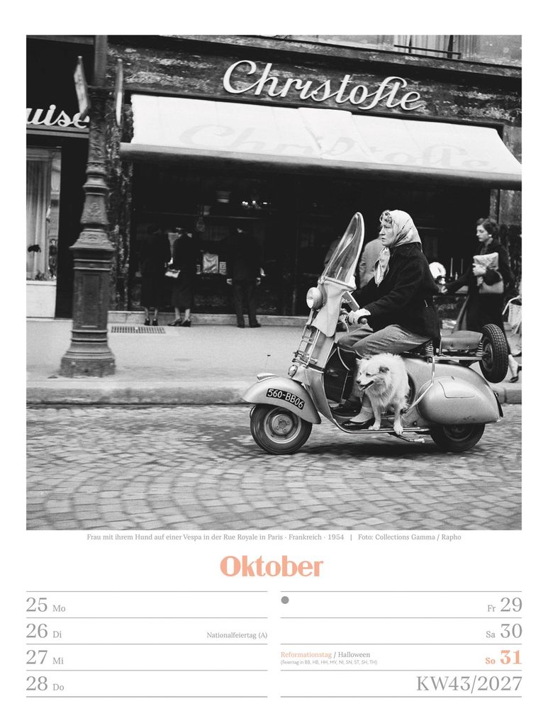 Weitere Ansicht: Die gute alte Zeit Wochenplaner Kalender 2027 | Ackermann Kunstverlag GmbH