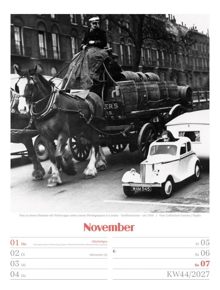 Weitere Ansicht: Die gute alte Zeit Wochenplaner Kalender 2027 | Ackermann Kunstverlag GmbH