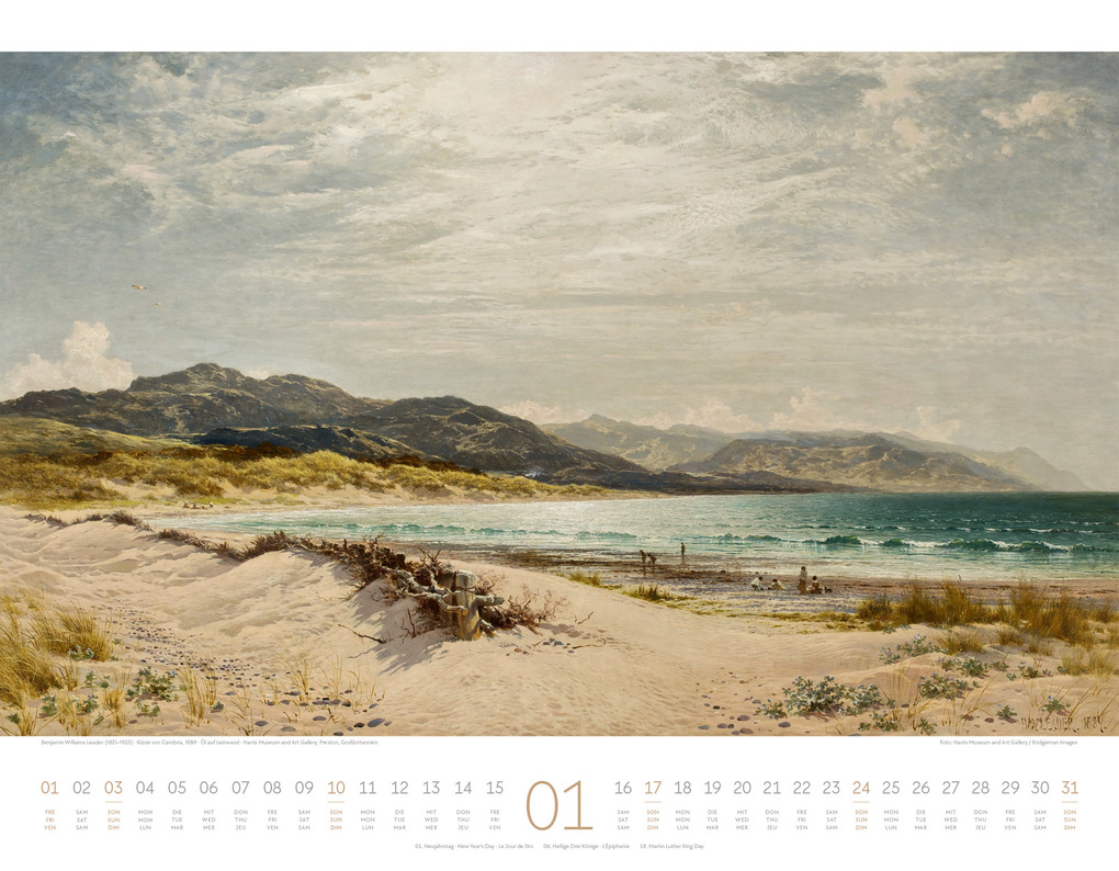 Weitere Ansicht: Kunstwerk Meer Kalender 2027 | Ackermann Kunstverlag GmbH