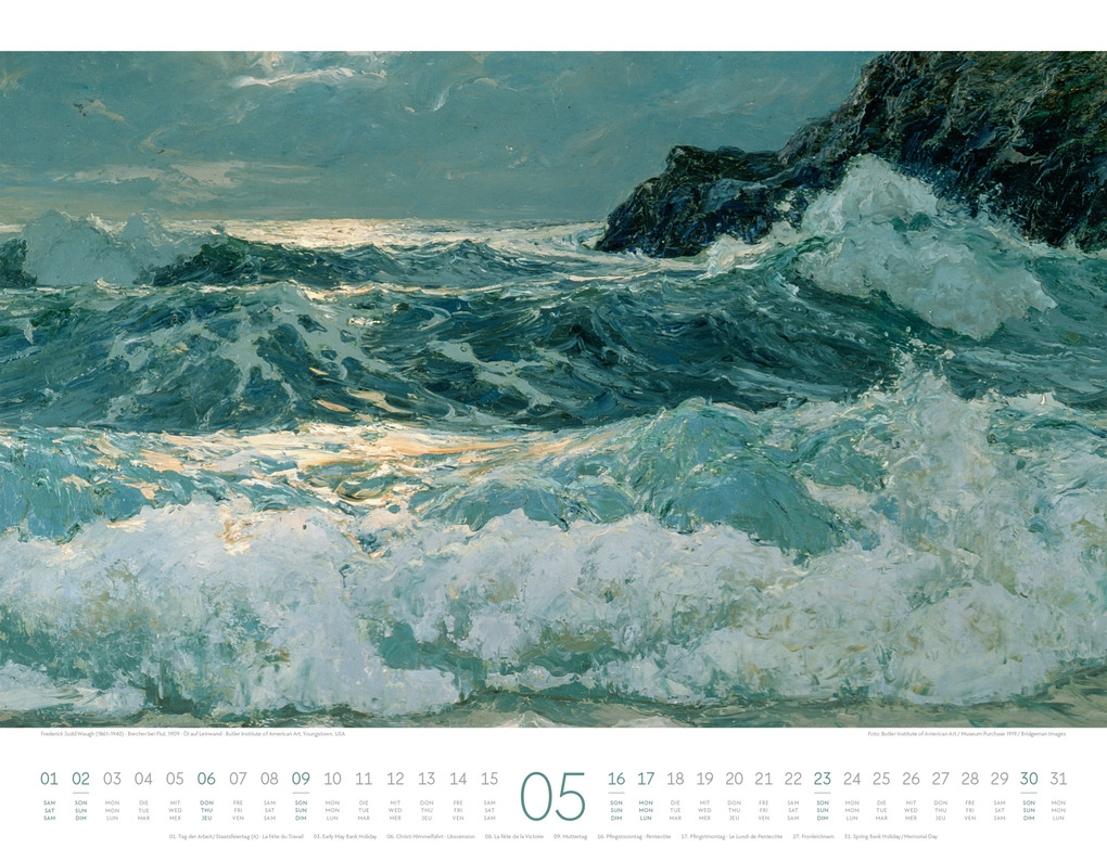 Weitere Ansicht: Kunstwerk Meer Kalender 2027 | Ackermann Kunstverlag GmbH