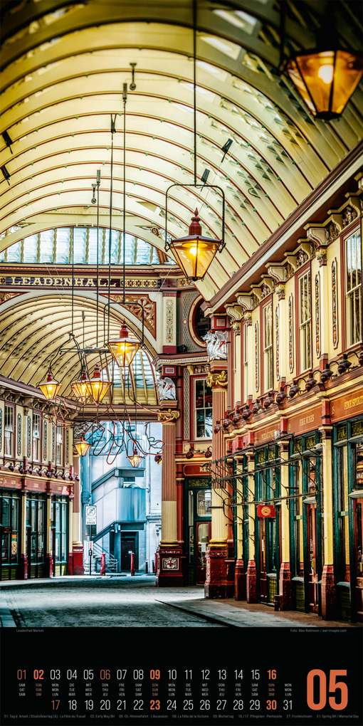 Weitere Ansicht: Inside London Kalender 2027 | Ackermann Kunstverlag GmbH