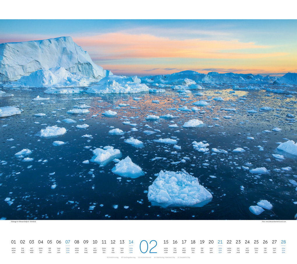 Weitere Ansicht: Phantastische Landschaften Kalender 2027 | Ackermann Kunstverlag GmbH