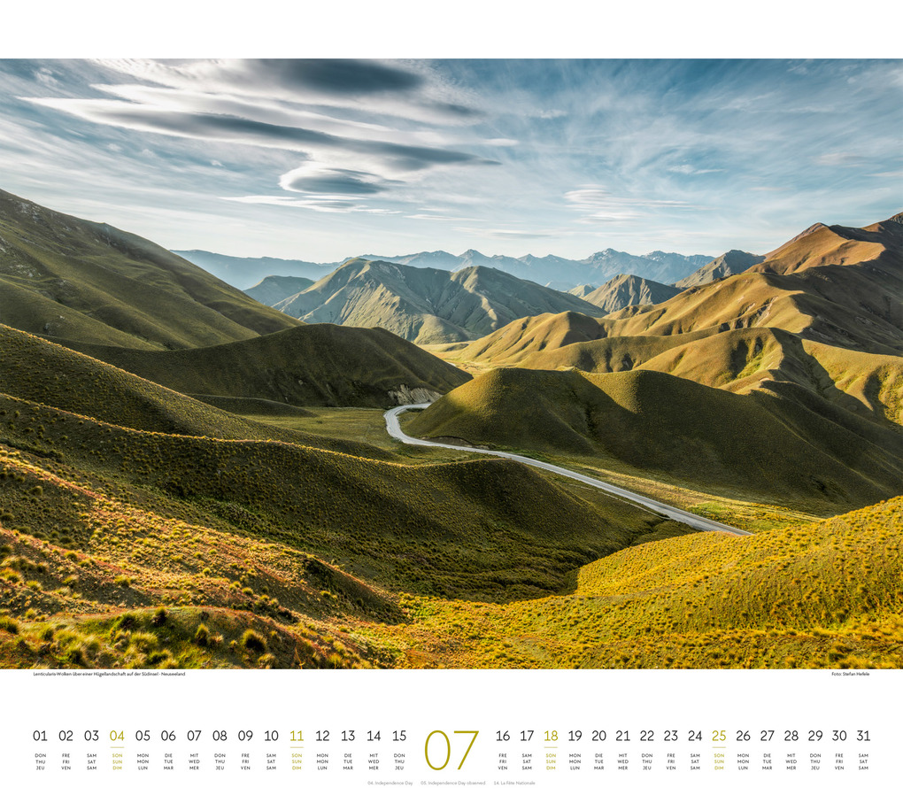 Weitere Ansicht: Phantastische Landschaften Kalender 2027 | Ackermann Kunstverlag GmbH