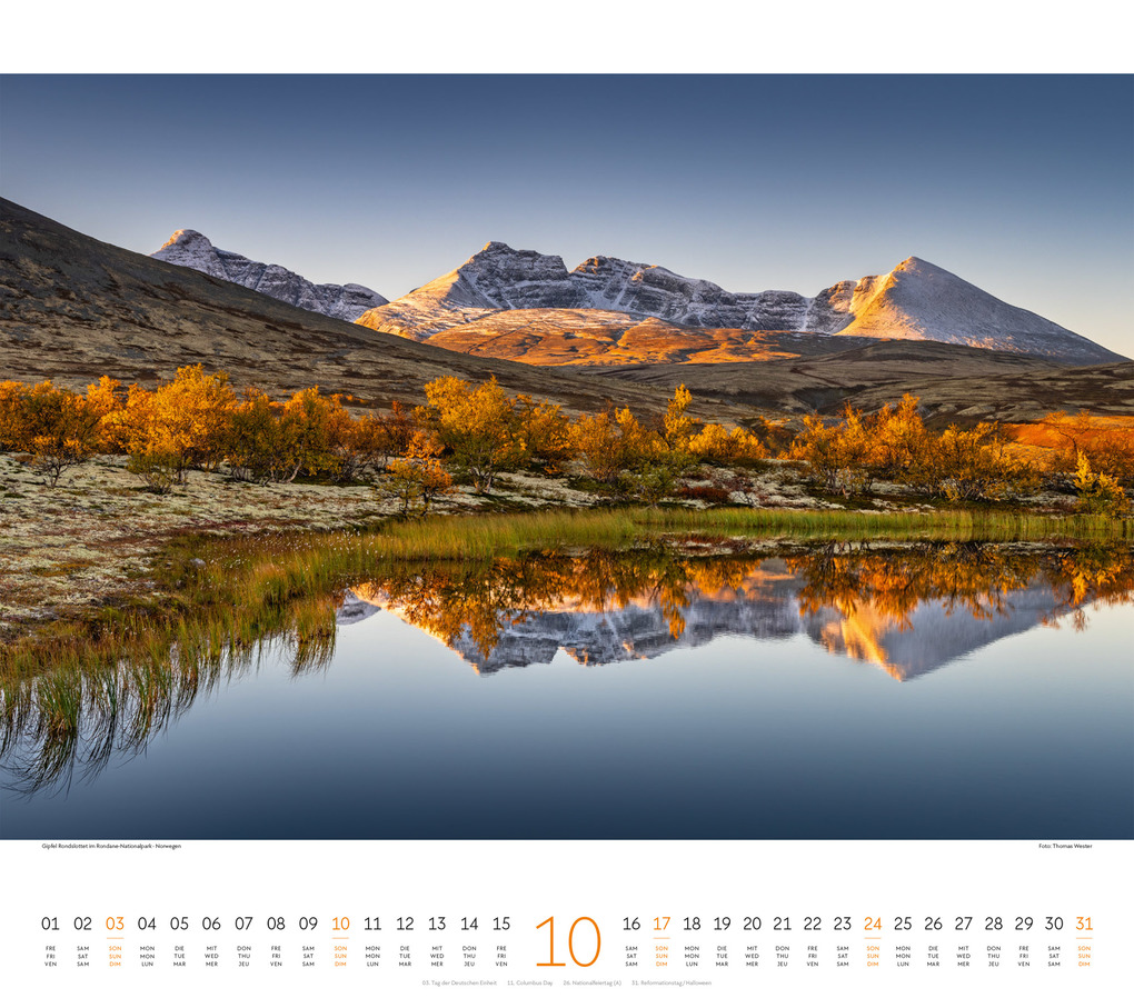 Weitere Ansicht: Phantastische Landschaften Kalender 2027 | Ackermann Kunstverlag GmbH