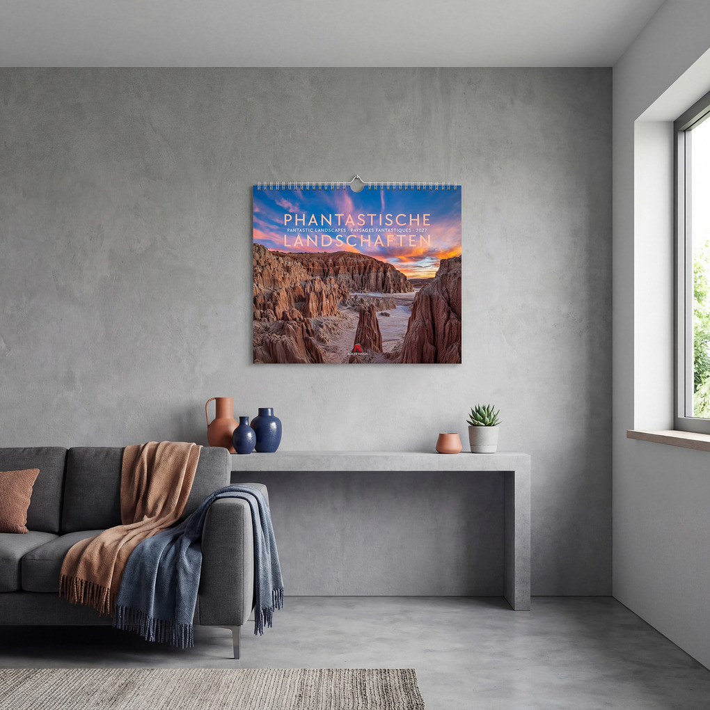 Weitere Ansicht: Phantastische Landschaften Kalender 2027 | Ackermann Kunstverlag GmbH