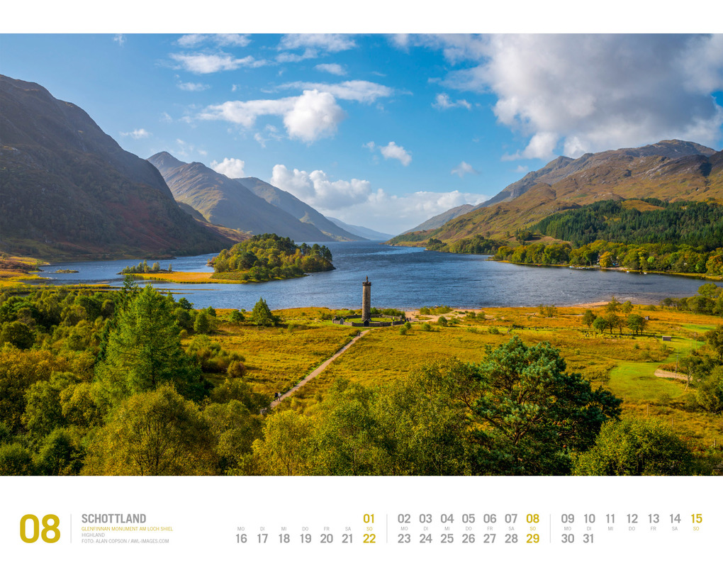 Weitere Ansicht: Schottland Kalender 2027 | Unterwegs zwischen Highlands und Hebriden | Ackermann Kunstverlag GmbH