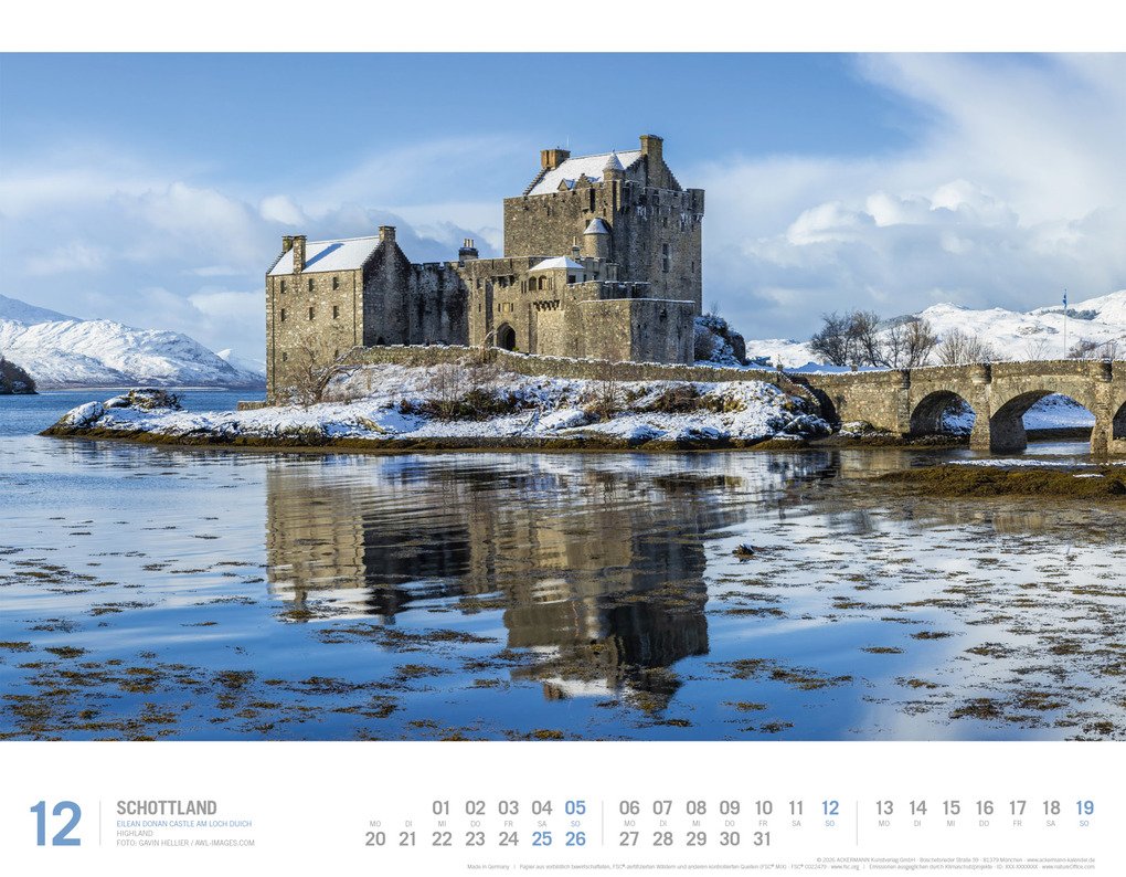 Weitere Ansicht: Schottland Kalender 2027 | Unterwegs zwischen Highlands und Hebriden | Ackermann Kunstverlag GmbH