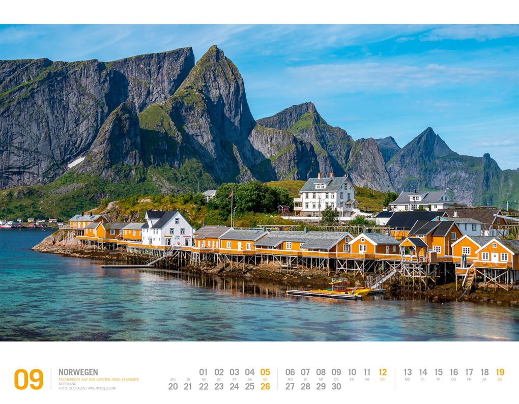 Weitere Ansicht: Norwegen Kalender 2027 | Unterwegs zwischen Fjordland und Nordkap | Ackermann Kunstverlag GmbH