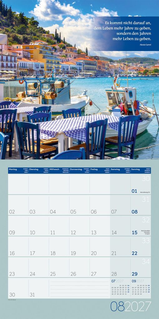 Weitere Ansicht: Momente für Dich Kalender 2027 - 30x30 - Art12 | Ackermann Kunstverlag GmbH