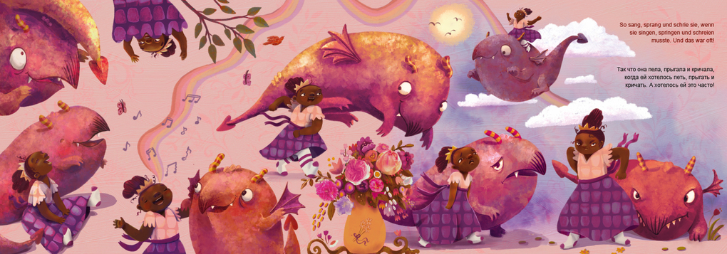 Weitere Ansicht: Von der Prinzessin, die ihren Vater das Heulen lehrte (Deutsch-Russisch) | Julia Francke