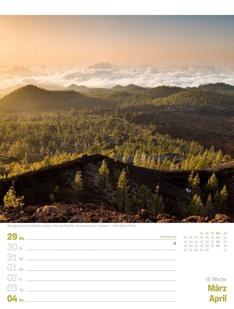 Weitere Ansicht: Planet Erde Wochenplaner Kalender 2027 | Landschaften der Welt | Ackermann Kunstverlag GmbH