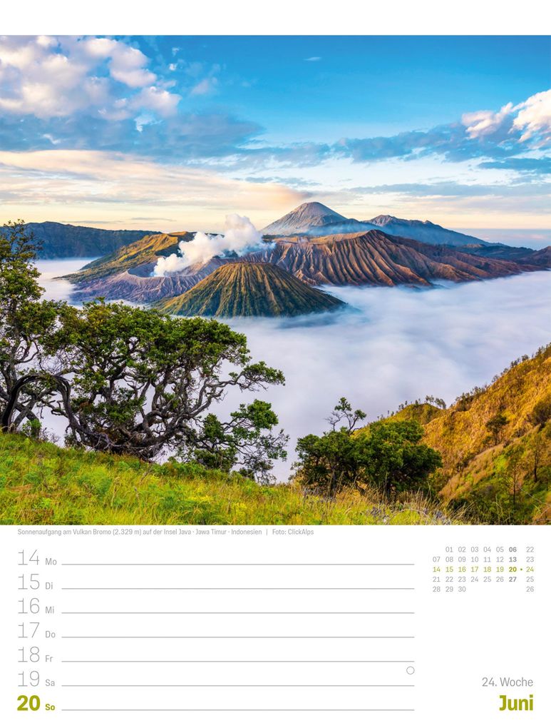 Weitere Ansicht: Planet Erde Wochenplaner Kalender 2027 | Landschaften der Welt | Ackermann Kunstverlag GmbH