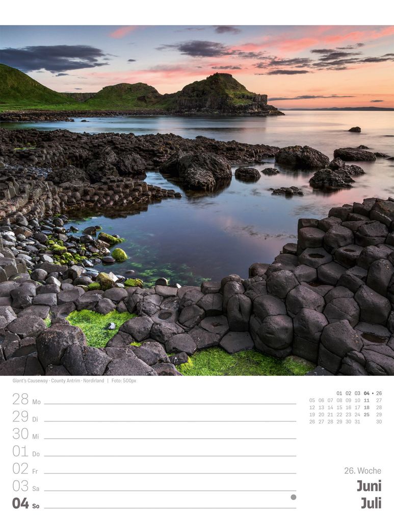 Weitere Ansicht: Planet Erde Wochenplaner Kalender 2027 | Landschaften der Welt | Ackermann Kunstverlag GmbH