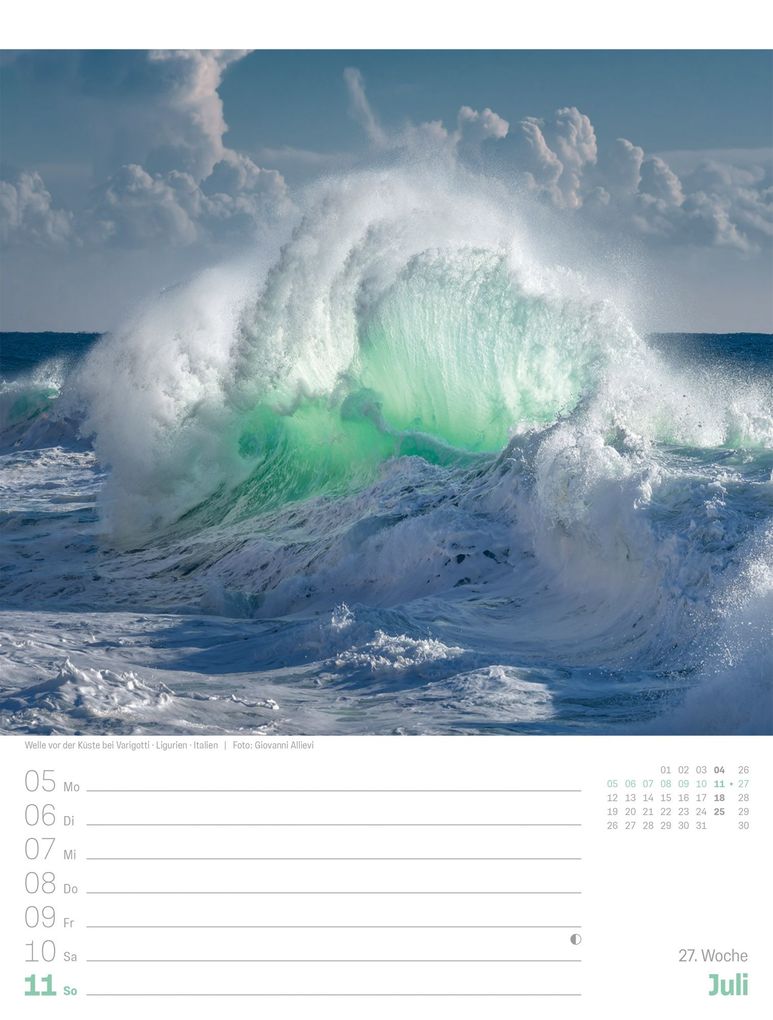 Weitere Ansicht: Planet Erde Wochenplaner Kalender 2027 | Landschaften der Welt | Ackermann Kunstverlag GmbH