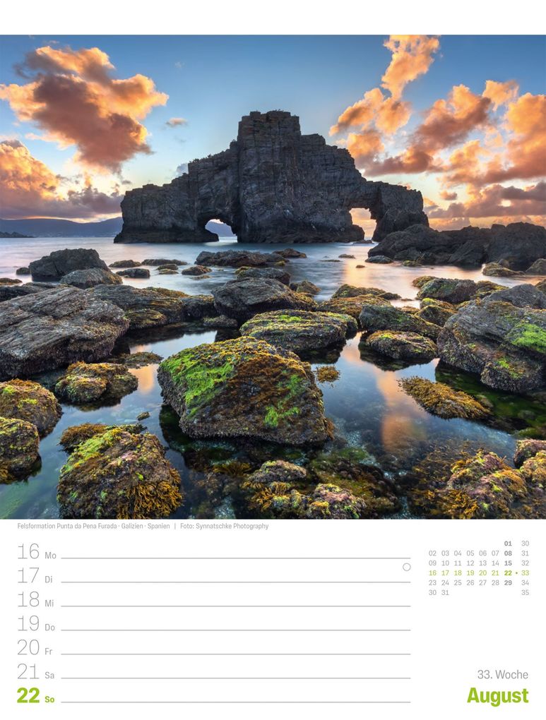 Weitere Ansicht: Planet Erde Wochenplaner Kalender 2027 | Landschaften der Welt | Ackermann Kunstverlag GmbH