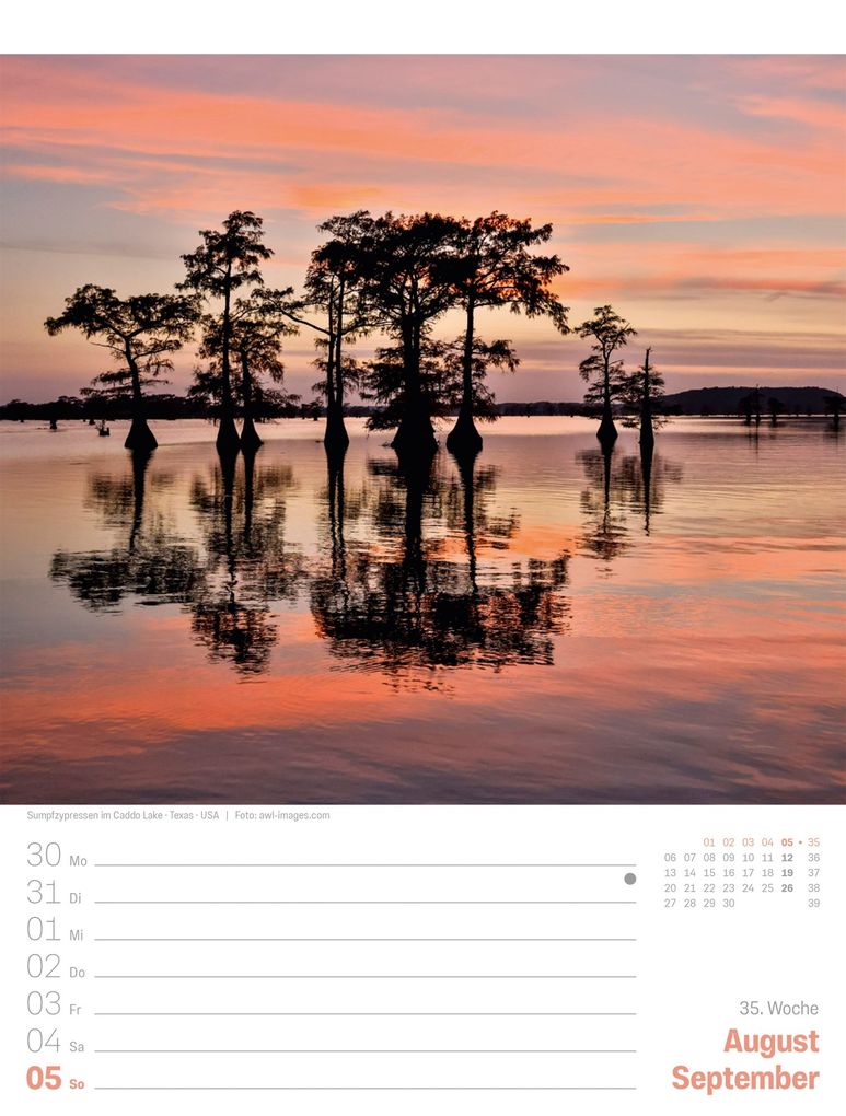 Weitere Ansicht: Planet Erde Wochenplaner Kalender 2027 | Landschaften der Welt | Ackermann Kunstverlag GmbH