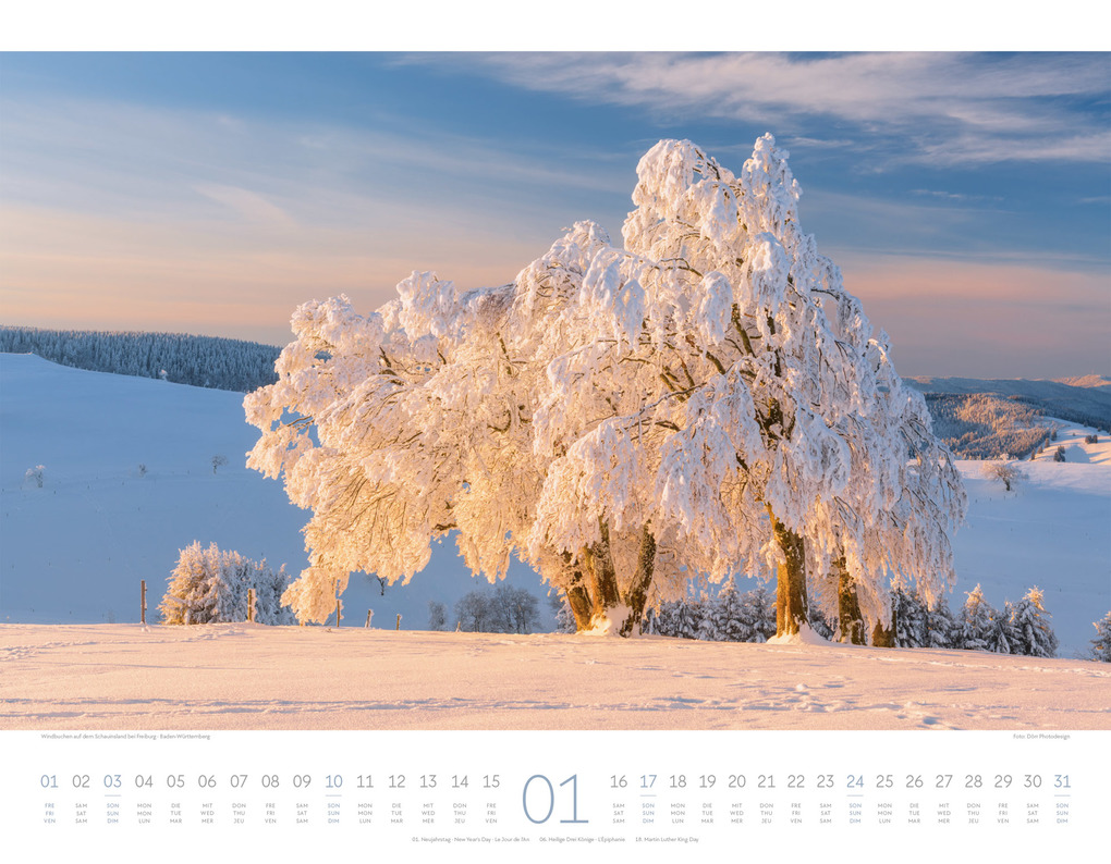 Weitere Ansicht: Deutschland Kalender 2027 | Zauberhafte Landschaften | Ackermann Kunstverlag GmbH