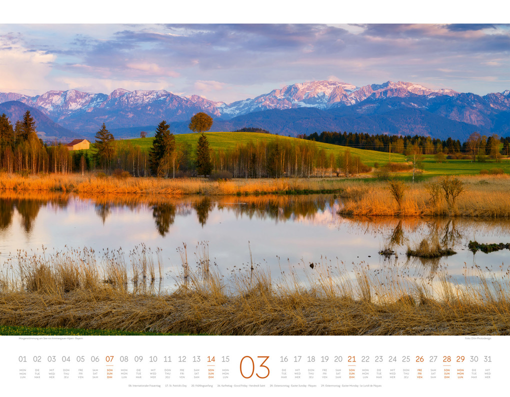 Weitere Ansicht: Deutschland Kalender 2027 | Zauberhafte Landschaften | Ackermann Kunstverlag GmbH