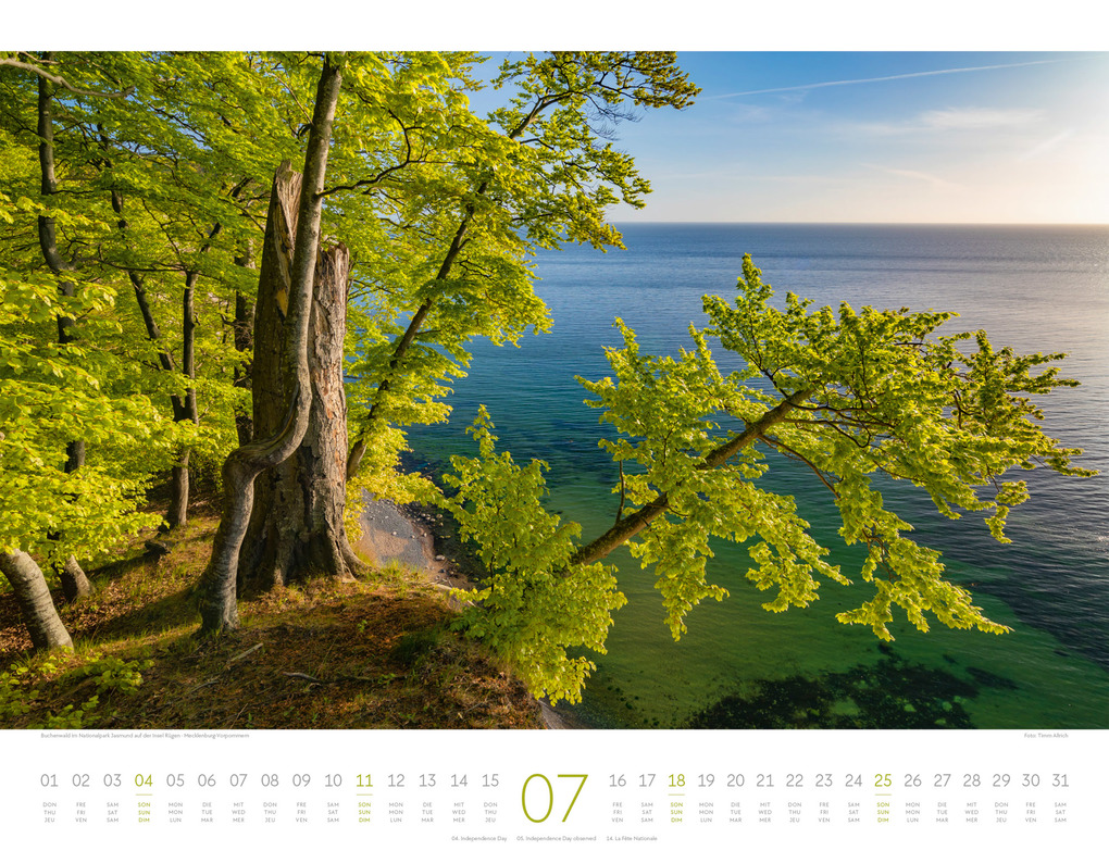 Weitere Ansicht: Deutschland Kalender 2027 | Zauberhafte Landschaften | Ackermann Kunstverlag GmbH