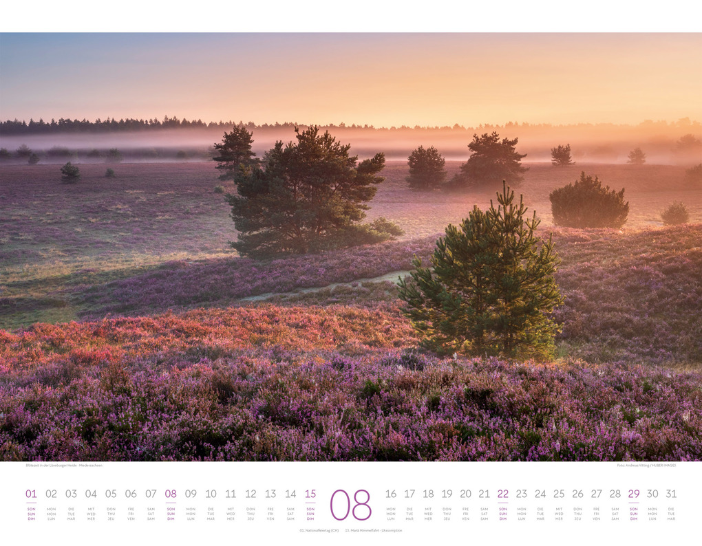 Weitere Ansicht: Deutschland Kalender 2027 | Zauberhafte Landschaften | Ackermann Kunstverlag GmbH