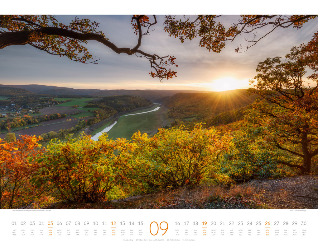 Weitere Ansicht: Deutschland Kalender 2027 | Zauberhafte Landschaften | Ackermann Kunstverlag GmbH