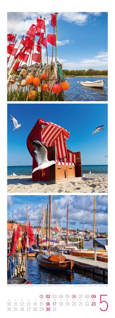 Weitere Ansicht: Wellengang Triplet-Kalender 2027 | Spaziergang entlang der Küste | Ackermann Kunstverlag GmbH