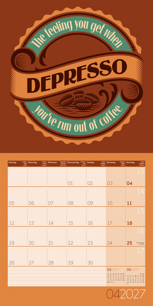 Weitere Ansicht: Einspruch Kalender 2027 - 30x30 - Art12 | Ackermann Kunstverlag GmbH