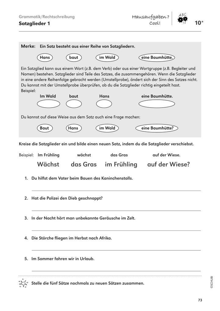 Weitere Ansicht: Hausaufgaben? Cool! 4