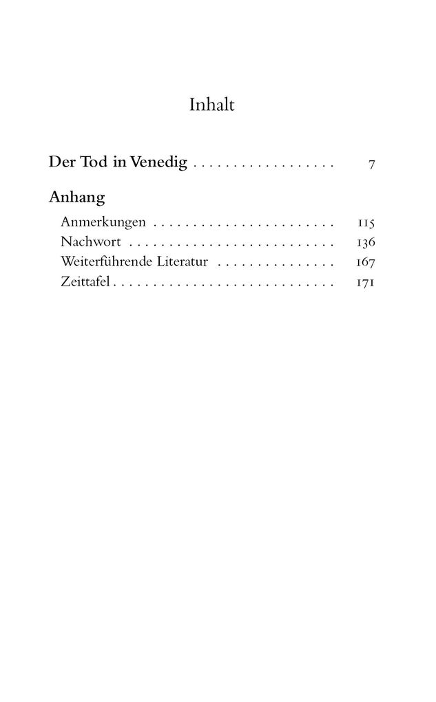 Weitere Ansicht: Der Tod in Venedig | Thomas Mann