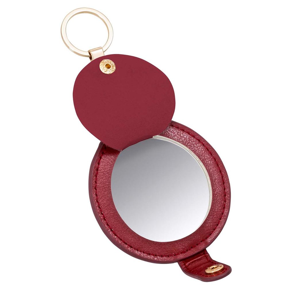 Weitere Ansicht: Schlüsselanhänger mit Kosmetikspiegel und Ichthys-Prägung