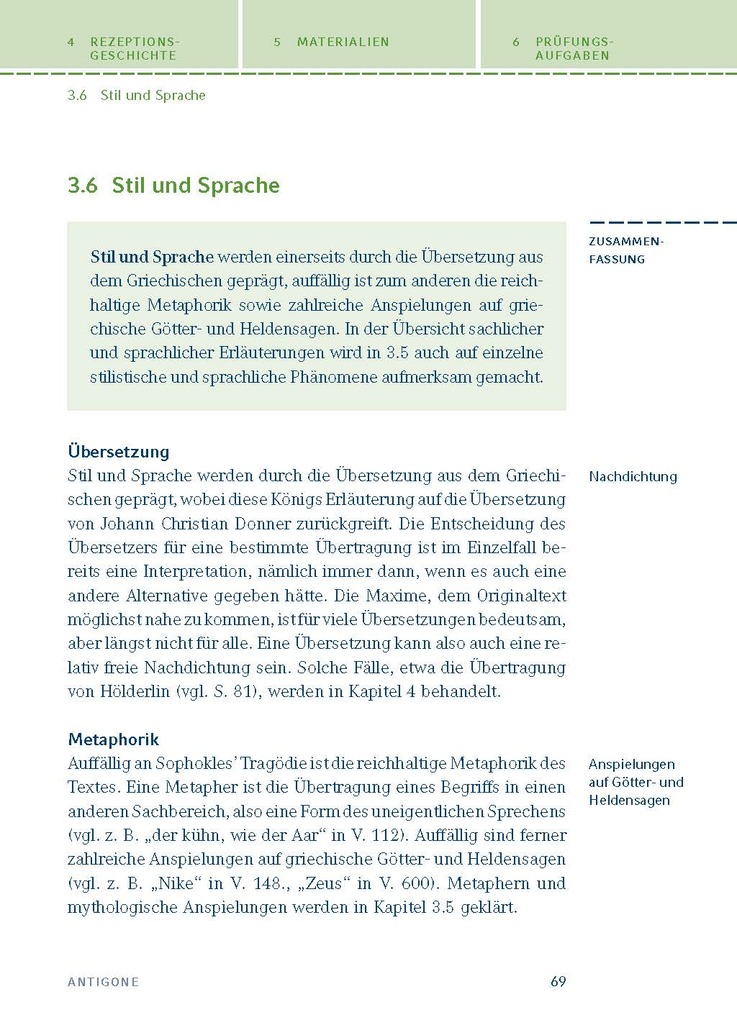 Weitere Ansicht: Antigone von Sophokles | Sophokles