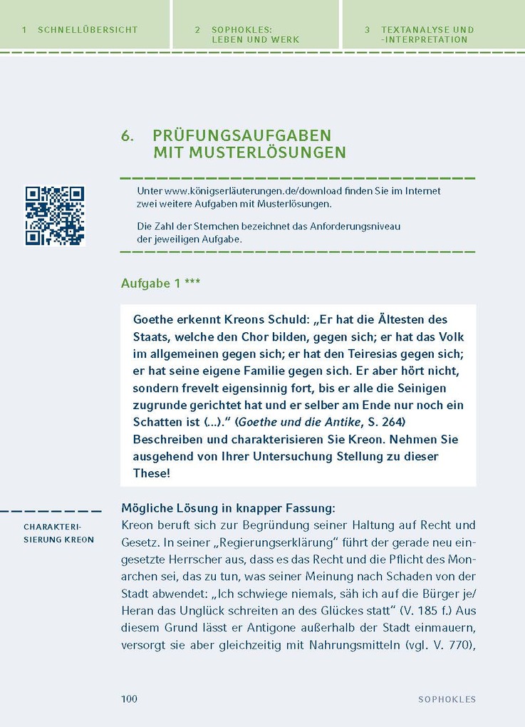 Weitere Ansicht: Antigone von Sophokles | Sophokles