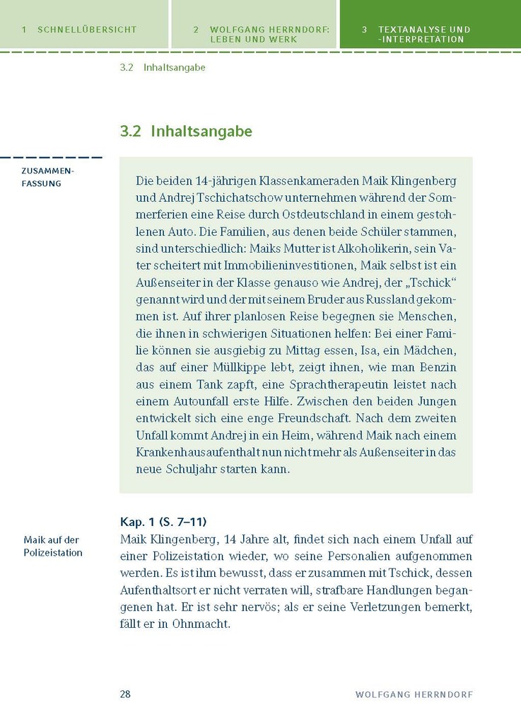 Weitere Ansicht: Tschick von Wolfgang Herrndorf - Textanalyse und Interpretation | Wolfgang Herrndorf