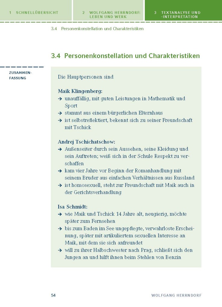 Weitere Ansicht: Tschick von Wolfgang Herrndorf - Textanalyse und Interpretation | Wolfgang Herrndorf