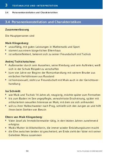 Weitere Ansicht: Tschick von Wolfgang Herrndorf - Textanalyse und Interpretation | Wolfgang Herrndorf