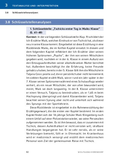 Weitere Ansicht: Tschick von Wolfgang Herrndorf - Textanalyse und Interpretation | Wolfgang Herrndorf