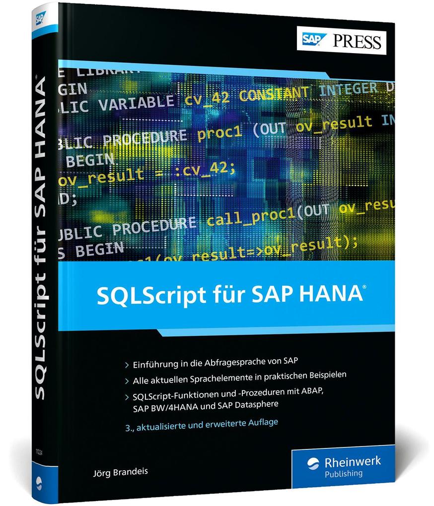 Produktbild: SQLScript für SAP HANA | Jörg Brandeis