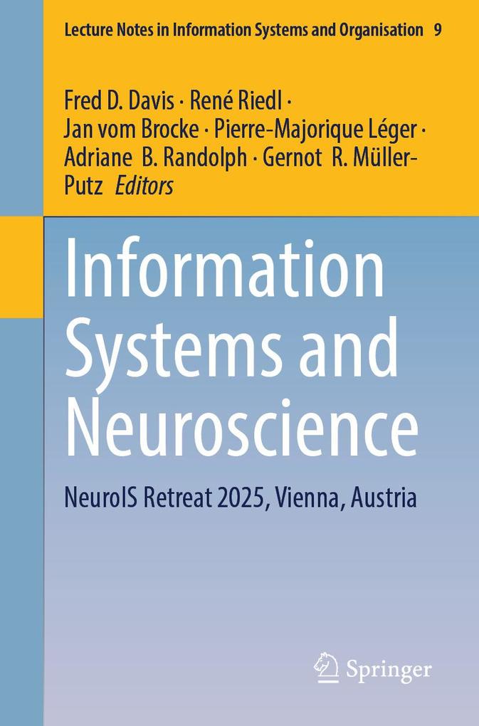 Produktbild: Information Systems and Neuroscience