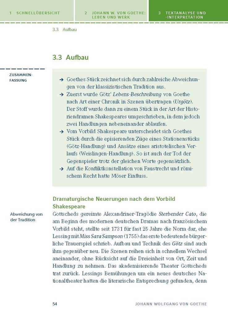 Weitere Ansicht: Götz von Berlichingen von Goethe