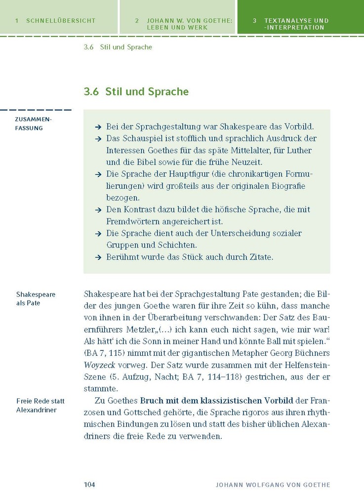 Weitere Ansicht: Götz von Berlichingen von Goethe