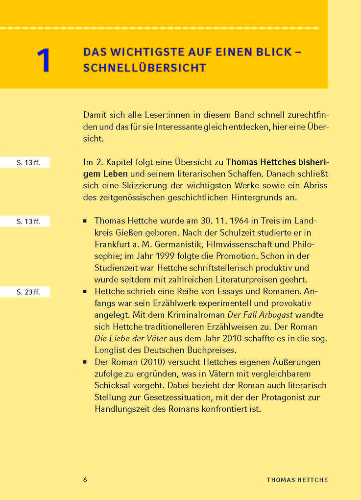 Weitere Ansicht: Die Liebe der Väter von Thomas Hettche - Textanalyse und Interpretation | Thomas Hettche