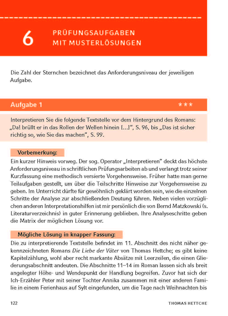 Weitere Ansicht: Die Liebe der Väter von Thomas Hettche - Textanalyse und Interpretation | Thomas Hettche