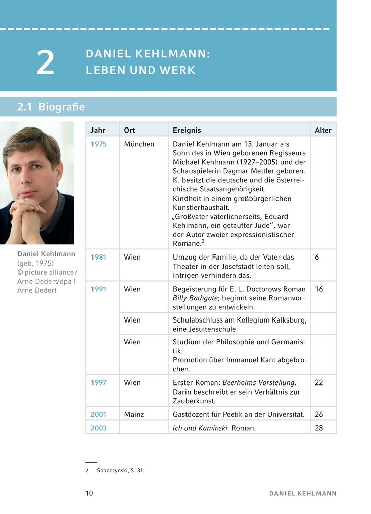 Weitere Ansicht: Ruhm von Daniel Kehlmann