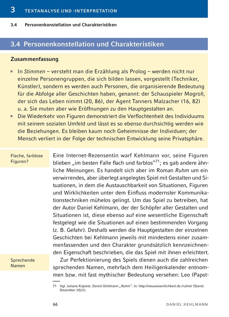 Weitere Ansicht: Ruhm von Daniel Kehlmann