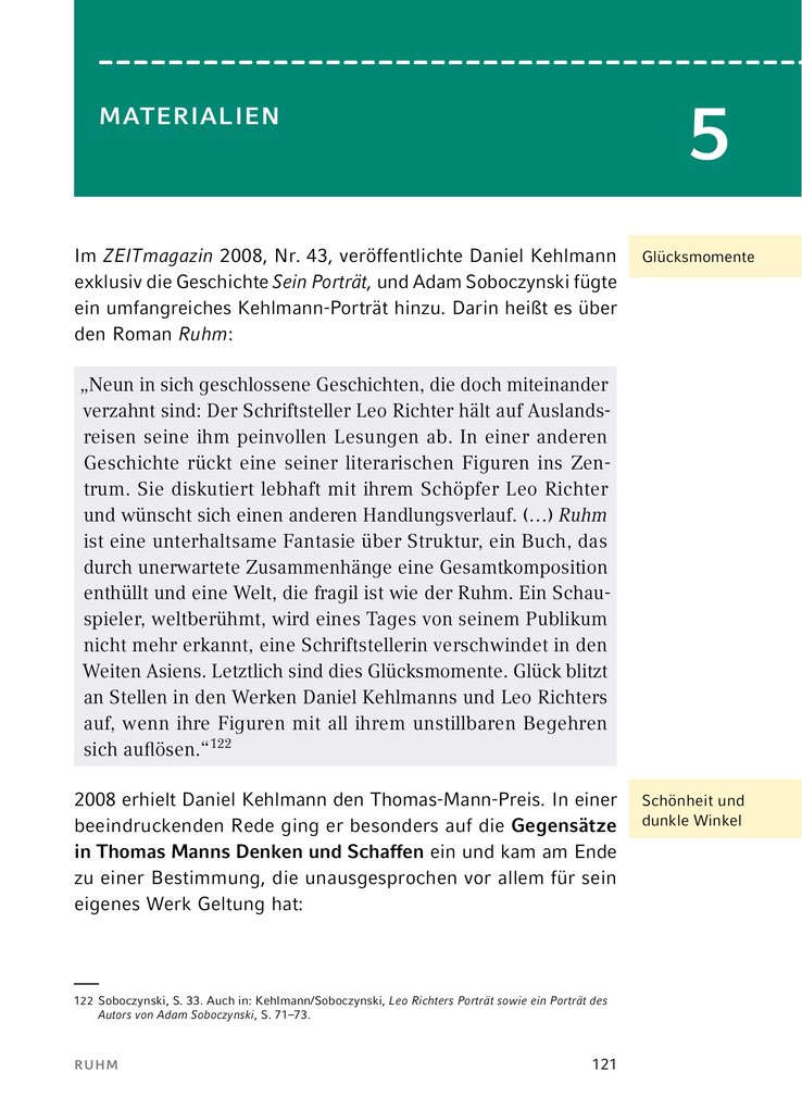 Weitere Ansicht: Ruhm von Daniel Kehlmann
