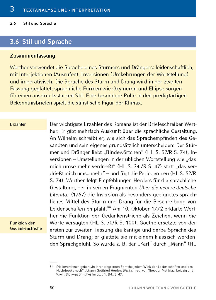 Weitere Ansicht: Die Leiden des jungen Werther von Johann Wolfgang von Goethe - Textanalyse und Interpretation | Johann Wolfgang von Goethe
